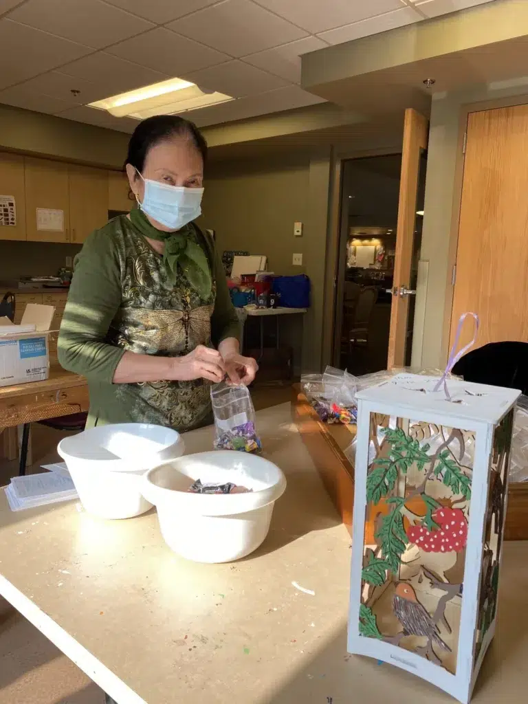 Bethesda Day Break, woman cooking in the kitchen
