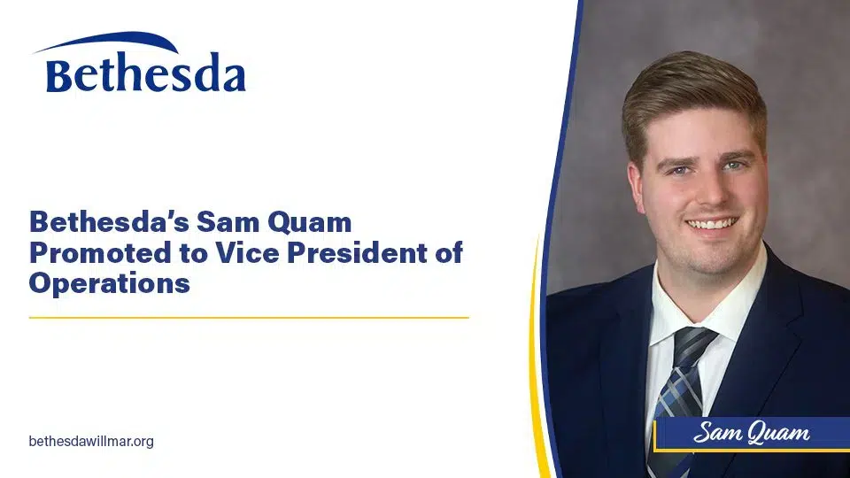 Sam Quam promoted to VP of Opersations
