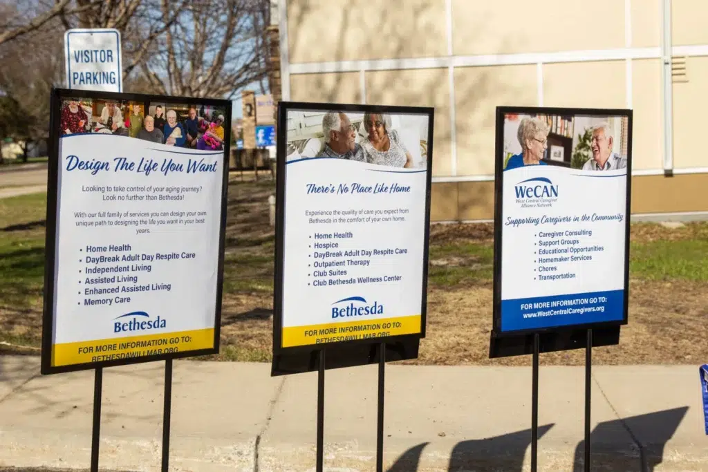 Bethesda services on the billboards